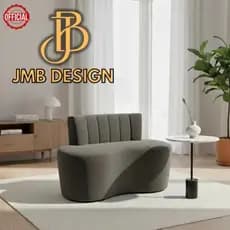 Namoradeira Éthos Curve 1 Metro Veludo Mais Do Que Um Sofa , Elegante De luxo JMB DESIGN