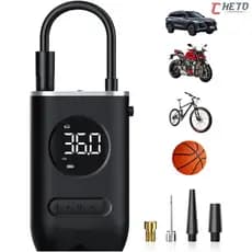 Mini Compressor de Ar Portatil Recarregavél Digital USB Calibrador Pneu Envio Imediato.