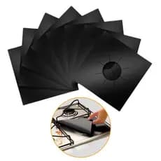 Kit 4 Protetor para Boca de Fogão Antiaderente Reutilizave