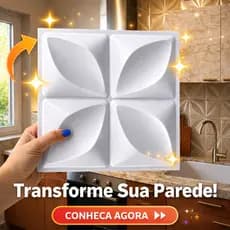 Kit Até 100 Placas PVC 3D Decoração Sala Quarto Cozinha Penteadeira 25x25CM Adesiva Envio Imediato