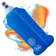 Garrafa Hidratação Silicone Soft Flash 350ml Dobrável