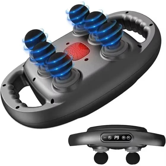Pistola Massageador Com 6 Cabeças Liberação Muscular 6 Ponte Corporal Relaxante Profunda Versão Premium AIRER.BR