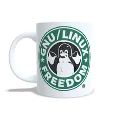 Caneca Linux em Cerâmica – Presente Geek e Programador