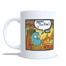 Caneca Programação Golang – Presente para Desenvolvedor em Cerâmica 325ml