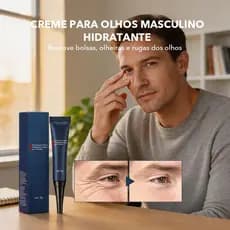Creme Antissinais para Olhos Masculino Anti-Idade, Anti-Rugas, Anti-Olheiras, com Retinol e Niacinamida