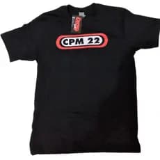 Camiseta Unissex CPM 22 Banda Punk Rock Nacional,Camiseta Feminina e Masculina 100%Algodão envio imediato