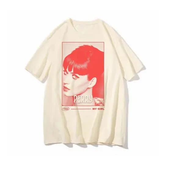 Camiseta Katy Perry red blusa feminina masculina cantora cat pery camisa