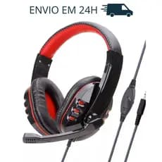 Headset Fone Gamer com Microfone para jogos, PS4, PS5, Xbox, PC e notebooks