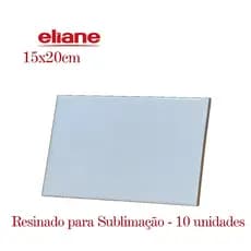 10 Azulejos de Cerâmica 15x20cm para Sublimação