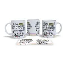 Caneca de Cerâmica -  FLORK AMIGAS DOIDAS