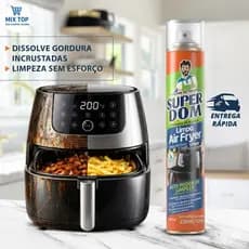Spray Limpa Air Fryer Alto Poder De Limpeza, Dissolve A Gordura Limpeza Sem Esforço 250ml