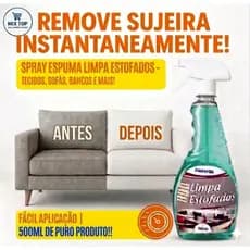 Limpa Estofados Spray 500ml PROVITA – Limpeza Profunda, Remove Manchas, Sofás, Bancos e Carpetes