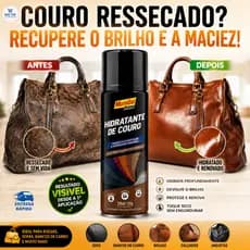 Couro Seco, Rachado e Sem Vida? Restaure o Brilho e deixe seus itens com aparência de novos!