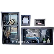 KIT 4 ITENS Nicho Vertical organizador+Nicho porta shampoo+ saboneteira +Porta papel para banheiro. Envio Full
