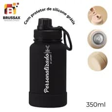 GARRAFA TÉRMICA PERSONALIZADA ANTIVAZAMENTO - 350ML