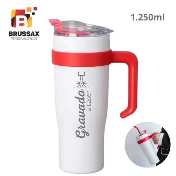 COPO TÉRMICO PAREDE DUPLA PERSONALIZADO - 1.250ML