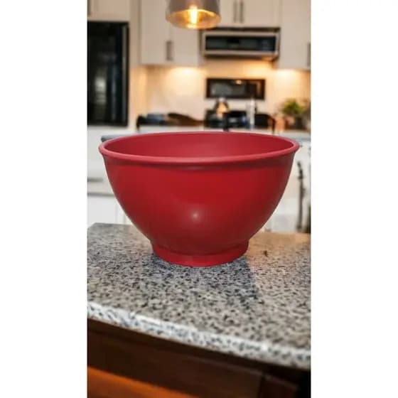 Cumbuca Bowl Vermelha 700ml; Kit 5,8,12,16 ou 20(Plástico). Petisqueira/Sobremesa/Sopa/Caldo.