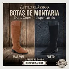 Bota Texana Feminina Solado EVA Microexpandido para Mulheres Modernas