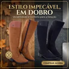 Bota Botina Texana Country Feminina - Estilo e Conforto Bota CANO ALTO feminina