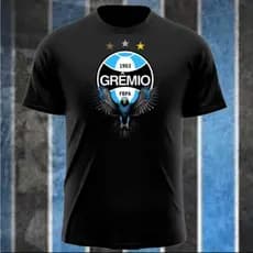 Camisa Casual Futebol Camiseta Gremi Torcida Gaúcha Moda Torcida Time do Coração