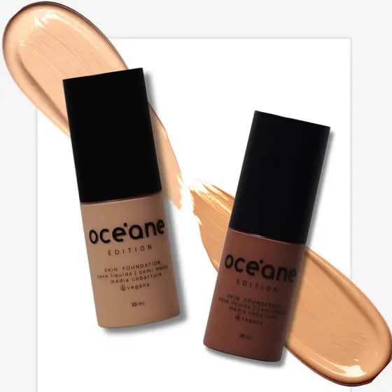 Base Líquida Clara Semi-Matte – Skin Foundation  Océane Edition 35ml