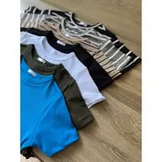 cropped blusa feminina blusa cropped blusa basica Baby Tee Feminina Blusa Slim manga curta