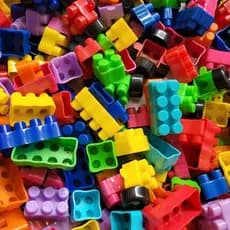 Kit de 120 Blocos Infantis – Monte Carrinhos, Aviões e Muito Mais!