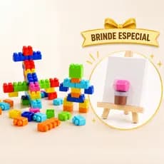 Kit 200 Multiblocos Com BRINDE Incrivel Mini Artista Tela e Guache