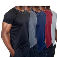 Kit 2 Camisetas Masculina Dry Fit Proteção Solar UV50 Térmica Anti Suor Academia Cores Sortidas promo