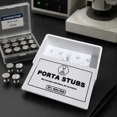 Porta Stubs para Microscopia Eletrônica MEV |  Stubs de Alumínio |  Laboratório