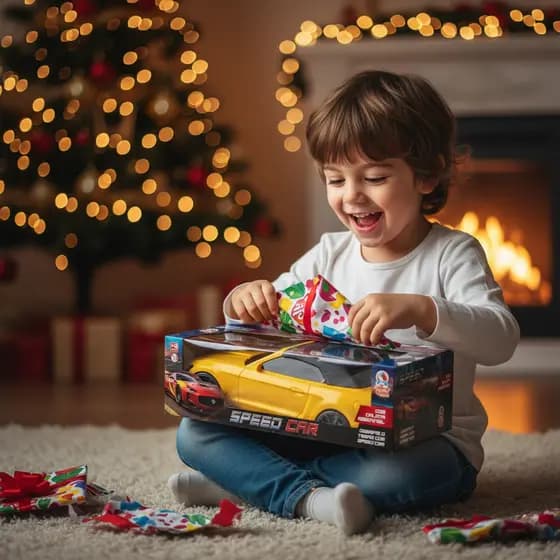 Carrinho Brinquedo Infantil Speed Car Diversao Velocidade Automovel Com Capota Removível