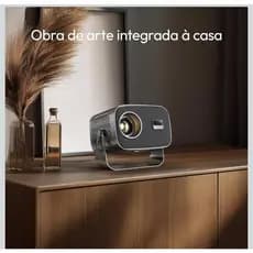 Mini projetor 4K 1080p portátil Full HD, Foco Automático, Android 11.0, Proteção Ocular com Rotação de 360° T15 PRO