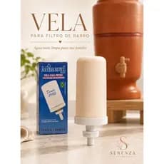 Vela para Filtro de Água Mineral por Gravidade Universal Purificador Barro Ref225il