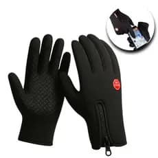 Par de Luvas Motoqueiro Bike Motociclista Proteção Frio Moto Motoboy Tamanho Único
