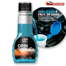 Limpa Parabrisa Detergente Shampoo Concentrado Orbi Clean 100ml Remove Gordura e Sujeiras