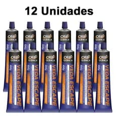 Kit 12 Cola Veda Escapamento de Alta Temperatura Carro Moto Caminhão
