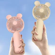 Ventilador Pequeno Portátil Ajustável Silencioso Elétrico Recarregável Usb
