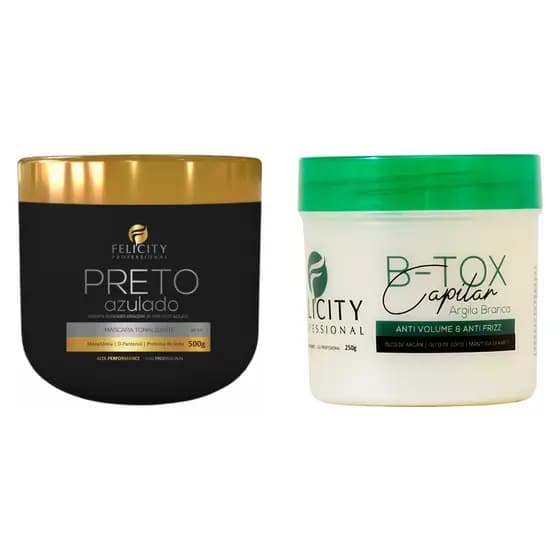 Kit Como Deixar O Cabelo Preto + Melhor Btox Cabelo Sem