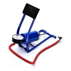Bomba Ar Encher Pneu Bicicleta Moto Carro Pedal Alta Pressão 100psi