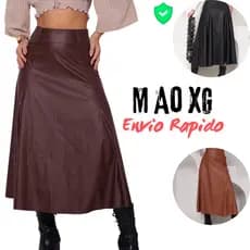 Saia Longa Feminina Moda Evangélica  Saia Feminina Confortável Saia Godê Plus Size