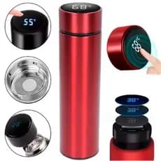 SHOPEE 500 Ml Garrafa Térmica Inox Inteligente Com Medidor De Temperatura Ideal Para Viagens Escritório e Passeios