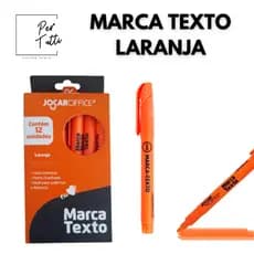 Marca Texto Laranja Caneta Marca Texto Pincel Marca Texto