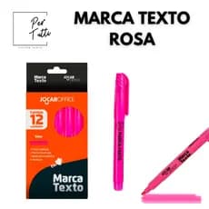 Marca Texto Rosa Caneta Marca Texto Pincel Marca Texto