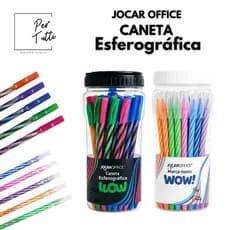 Caneta Esferográfica Colorida Wow 0.7mm Kit Canetas Coloridas