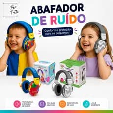Protetor Auditivo Infantil Para Autistas TEA Abafador De Ruido Autista