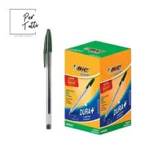 Caneta BIC verde 10 Unidades Caneta Esferográfica Caneta Bic Kit Caneta Colorida