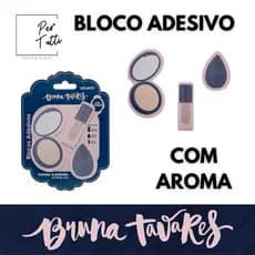 Bloco Adesivo Com Aroma Bruna Tavares - Cartela Com 3 Blocos 20F Cada