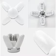 Luminária De Teto  LED Dobrável Lâmpada De Pétalas 6000K 28w Para Quarto / Sala  / E27 Mini Luz