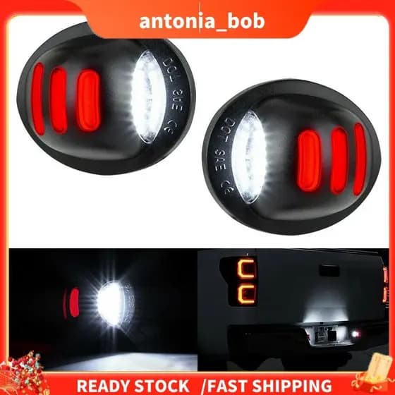 Acessórios Do Carro Base De Luz Da Placa De Licença LED Tag Para F250 1999-2016