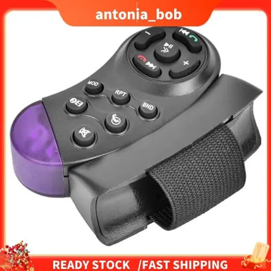 Volante Universal Controle Remoto Sem Fio 11 Botões Para Carro CD DVD MP5 Player